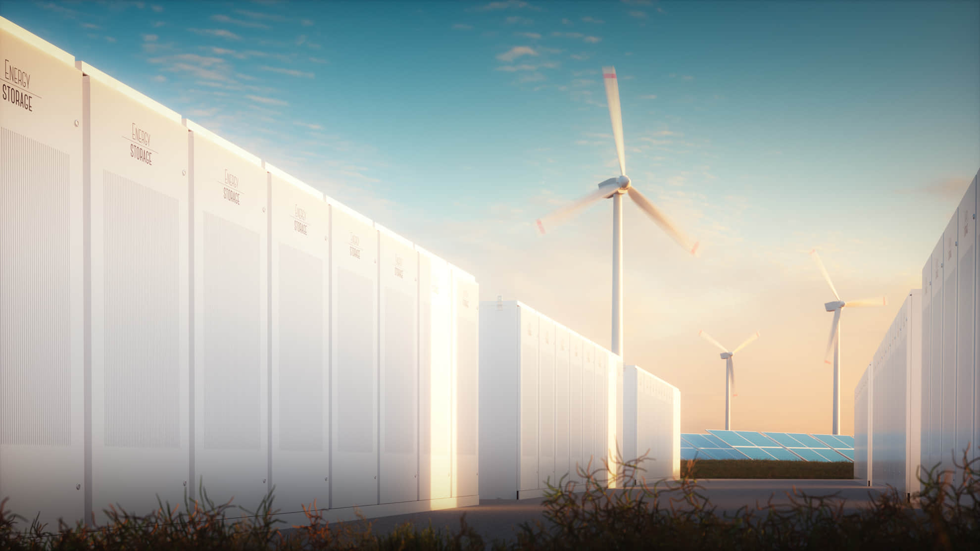 The,Concept,Of,Saving,Energy,From,Renewable,Sources.,3d,Illustration
