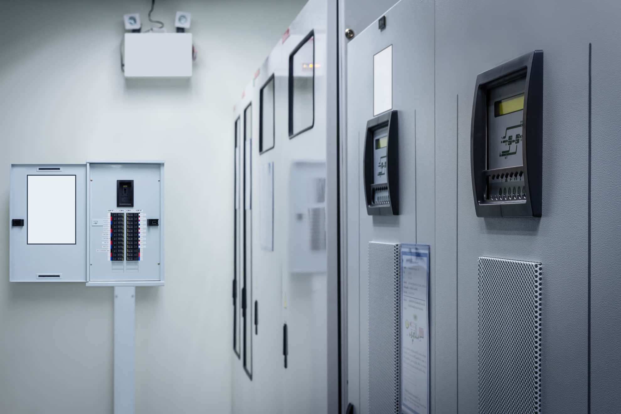 Power Supply of Data Center, Server Room.